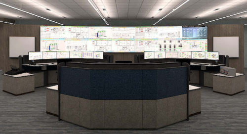 对Robert Moses Niagara电厂的控制升级将包括为所有控制设施安装新的数字组件，一个更新和现代化的控制室和强大的新保护计划，以帮助防止物理和网络攻击。Courtesy: Burns & McDonnell