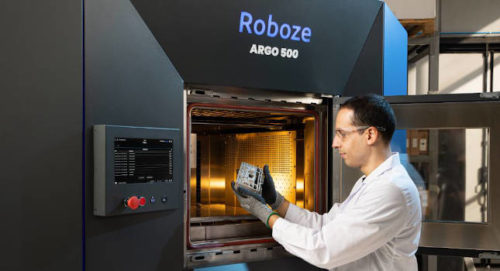 Siemens has chosen to implement the Roboze ARGO 500 industrial 3D printer in its Charlotte Advanced Technology Collaboration Hub (CATCH) that further industrializes additive manufacturing in the US. Courtesy: Siemens
