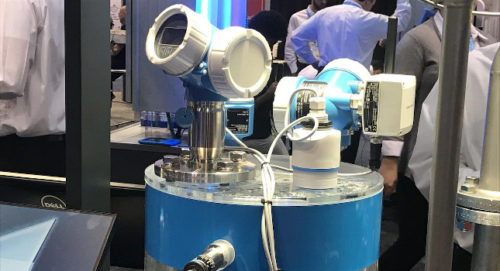 Endress+Hauser’s booth at WEFTEC had several sensors and tools designed to gather quick and accurate readings that could be sent to a display for the user so they know when something is wrong. Courtesy: Chris Vavra, CFE Media